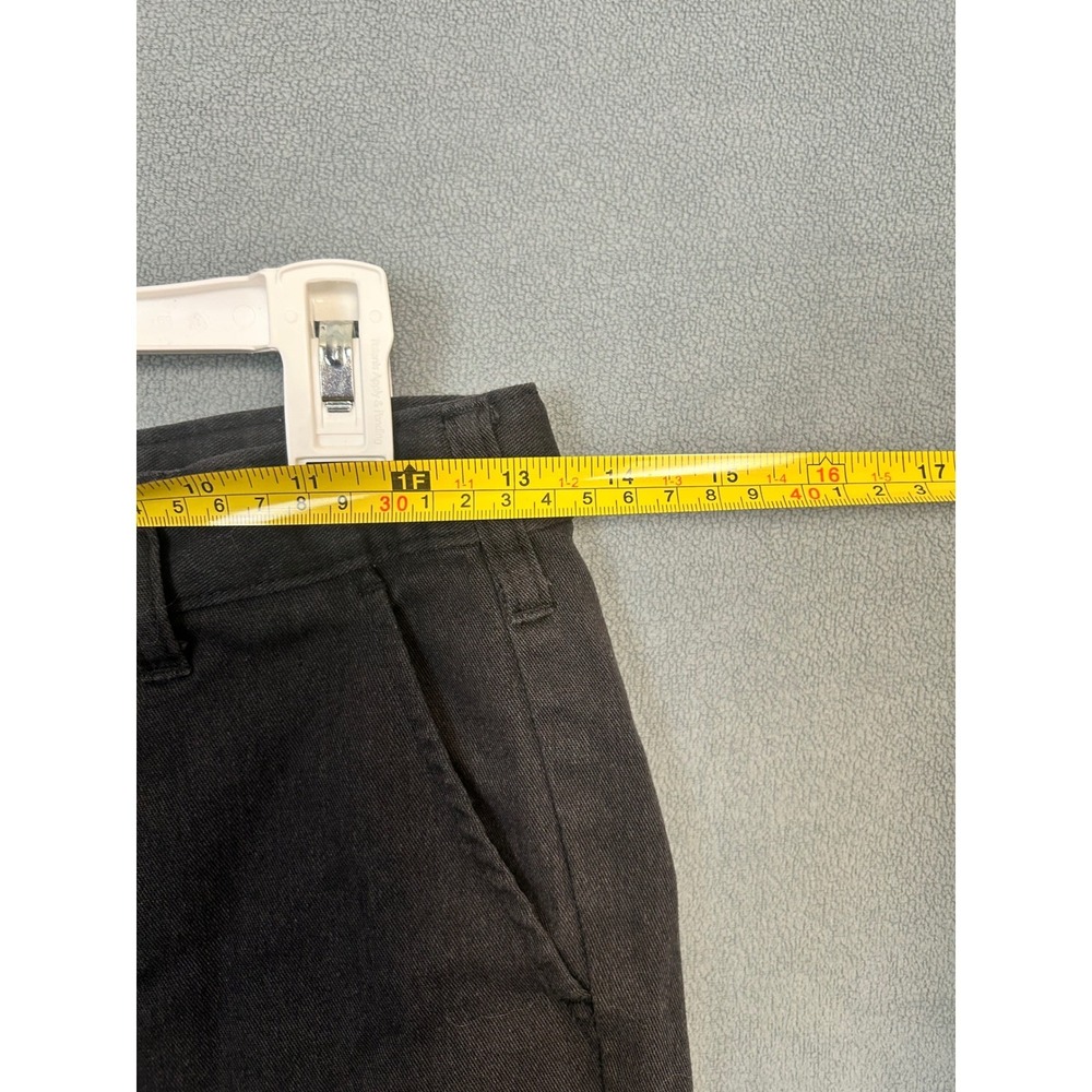 Dickies Kids Straight Leg Chino Pants Dark Gray Adjustable Waist School Uniform - Picture 3 of 6